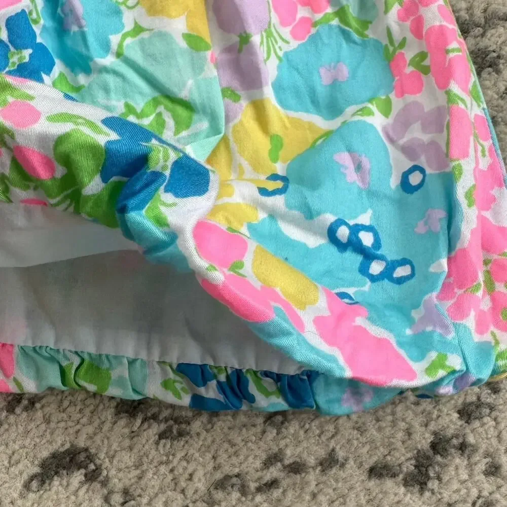 Lilly Pulitzer Rosette Bubble Dress Infant Size 12-18M
